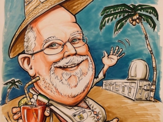 Karikatur Fraunhofer Ruhestand